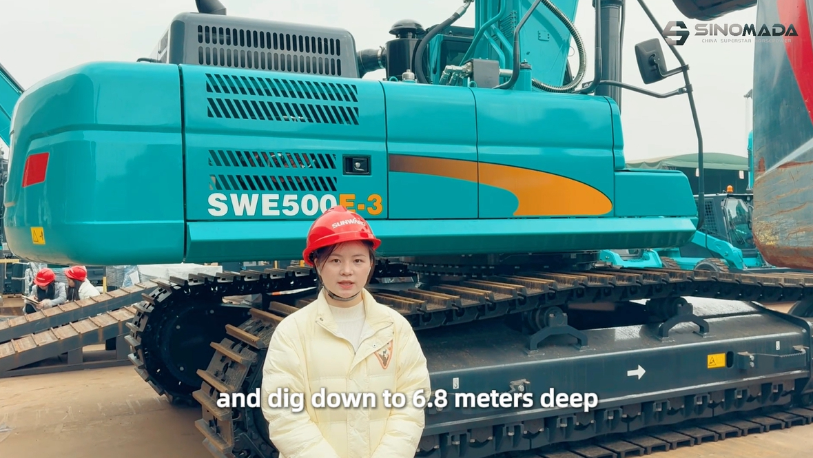SUNWARD SWE500F-3 Crawler Excavator Powerful Performance for Heavy Duty Tasks