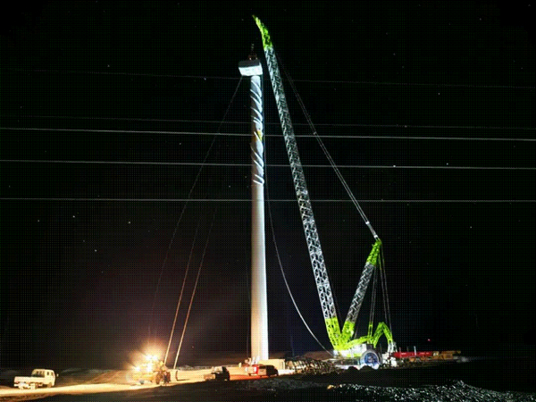ZOOMLION Cranes Assist Wind Turbine Hoisting in Xinjiang Power Project