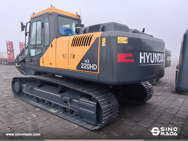 Algeria - 2 Units HYUNDAI HX220HD Crawler Excavators