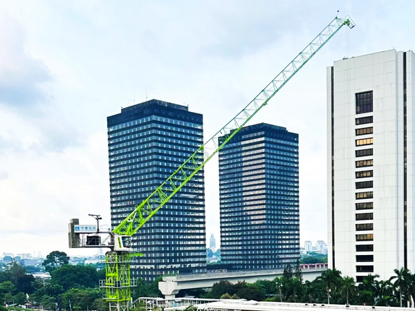 ZOOMLION Tower Cranes Help Build a New Landmark in Indonesia