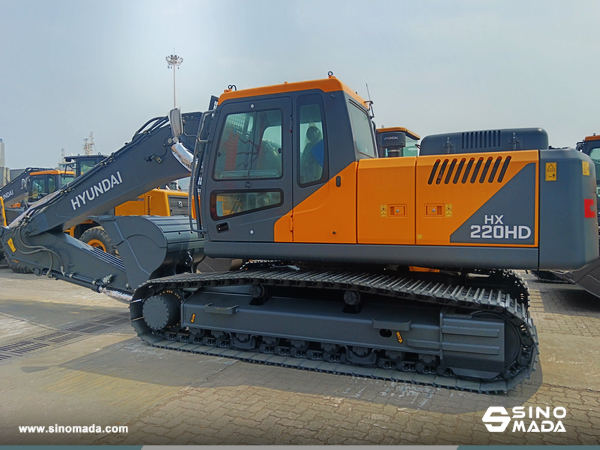 Algeria - 1 Unit HYUNDAI HX220HD Crawler Excavator 